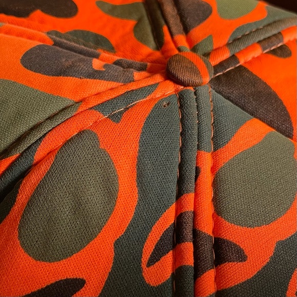 Nissin Orange Camo Snap Back Trucker Cap - Picture 12 of 14